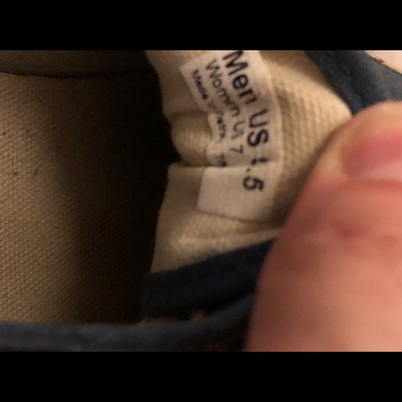 Vans blue canvas sneakers - Picture 4 of 6